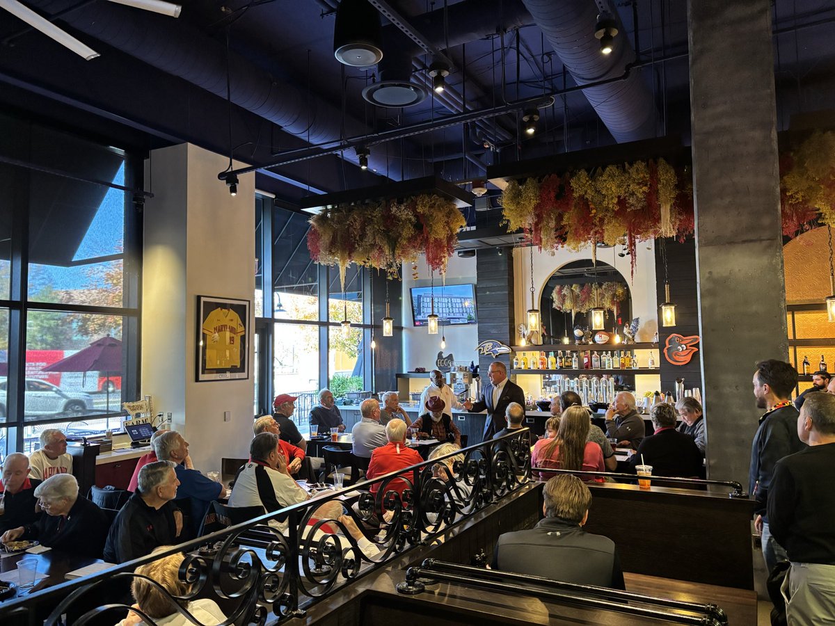 Great turnout for Friends Of Maryland Basketball (FOMB) luncheon <a href="/ironroosterfood/">The Iron Rooster</a> with <a href="/TeamCoachBuzz/">Buzz Williams</a>. Grateful to have such passionate investors in <a href="/TerrapinHoops/">Maryland Men’s Basketball</a>