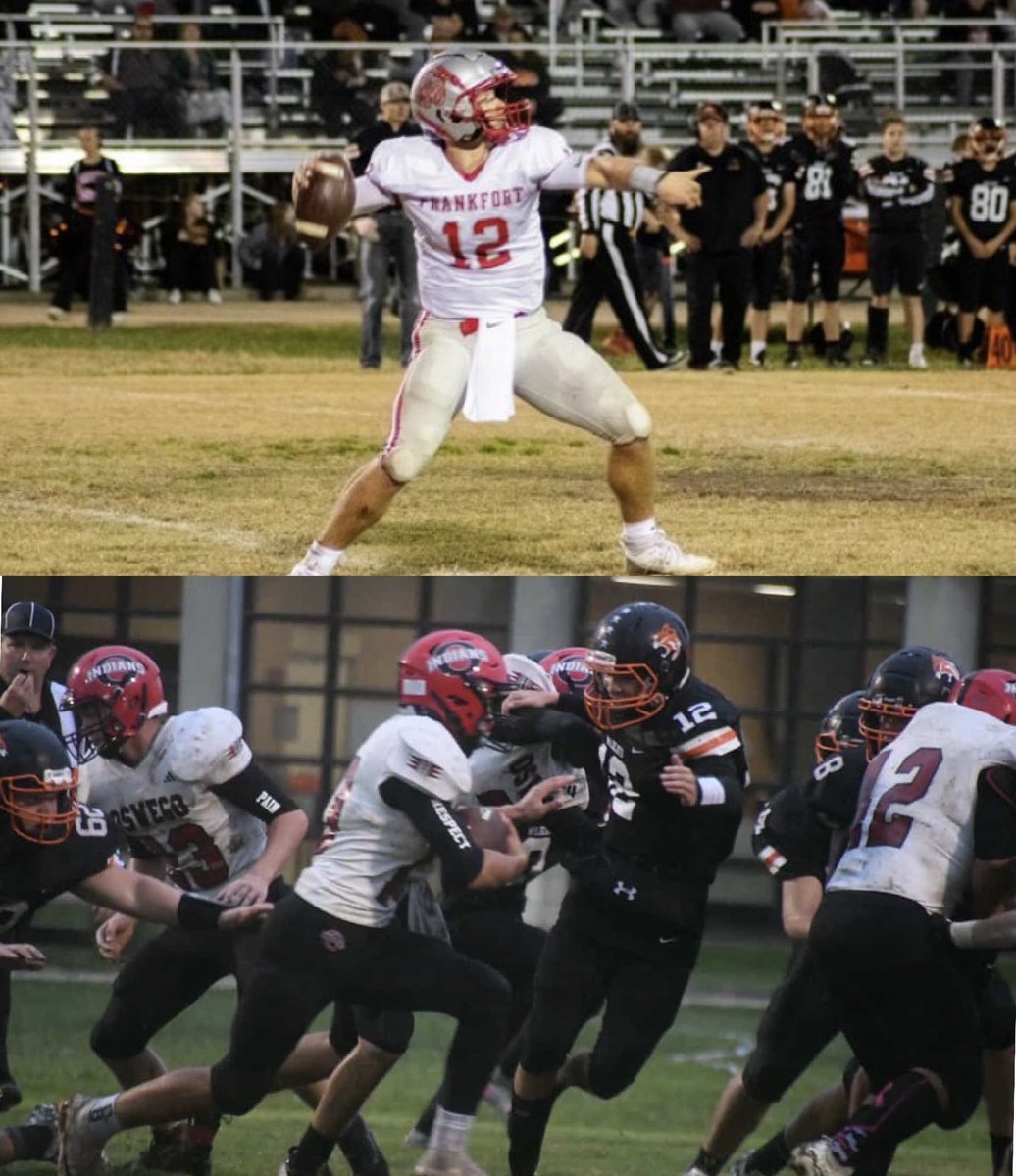 How about these numbers in an absolute SHOOTOUT on Friday night? Frankfort defeated Marmaton Valley 84–74 to claim a Regional Championship under HC Nick Anderson. Both quarterbacks were sensational, putting up video-game numbers. Frankfort’s Wes Anderson and Marmaton Valley’s