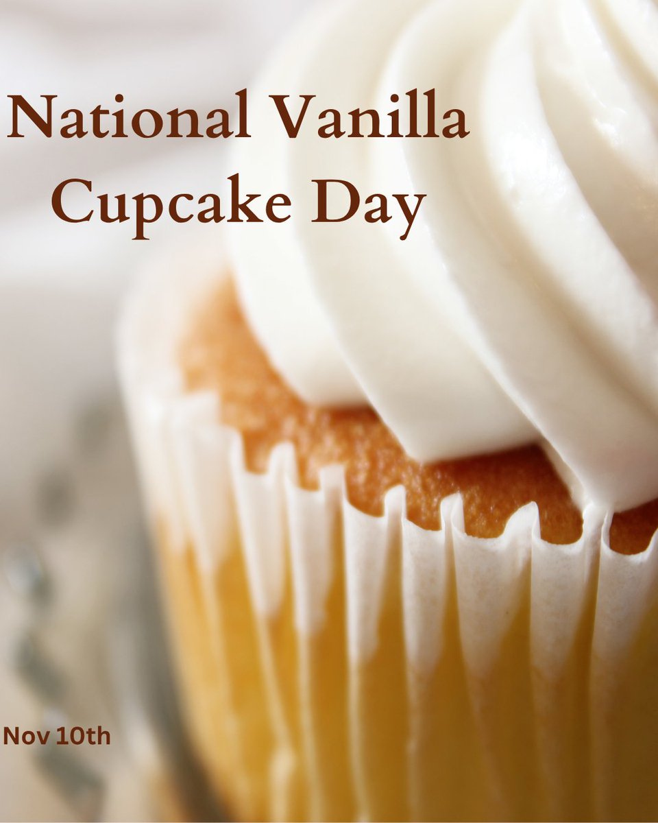 GordonMyRealtor's tweet photo. Did you know that the record for eating the most cupcakes in the shortest time is 29 cupcakes in 30 seconds? 😱 

Today is National Vanilla Cupcake Day! Indulge in one or several. 🧁

#VanillaCupcakeDay #VanillaCupcake #Nov10th #Cupcake https://t.co/NhFDNBC7gs