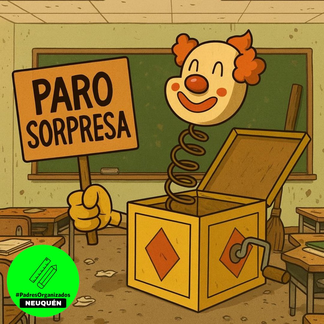 padresorgnqn's tweet photo. Un paro sorpresa dejó a miles de chicos sin clases en la provincia.

El gobierno debe garantizar escuelas abiertas todos los días, para todos los chicos en toda la provincia.

Una vez más nadie resguardó sus derechos.

Dejanos por MD la comunicación de la 🏫

#EducaciónEsencial https://t.co/kFbJYKiRvt