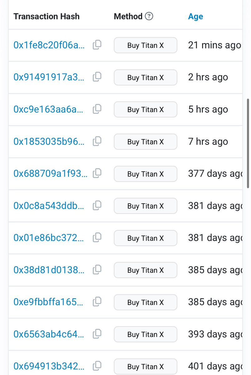 After 377 days of pain!

$TitanX moonshot incoming!

Perfect timing with launch of $Auryn tonight