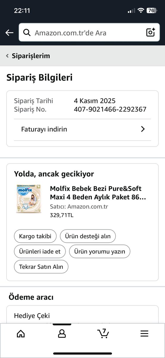 Yazıklar olsun böyle keyfi yönetim anlayışı olurmu Amazon Türkiye yöneticileri ne işe yarar müşteri mağduriyetinden başka ne zaman gelecek sipariş bu kaçıncı olumsuz deneyim <a href="/amazon/">Amazon</a> <a href="/AmazonHelp/">Amazon Help</a> <a href="/AmazonNewsEU/">Amazon News EU</a> <a href="/JeffBezos/">Jeff Bezos</a> <a href="/KolayGelsinTr/">Kolay Gelsin</a>