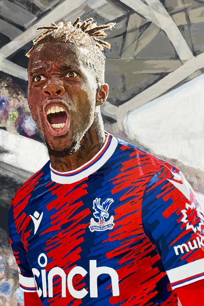 Happy Birthday <a href="/wilfriedzaha/">Wilfried Zaha</a> 🎉

🦅❤️💙🔥🐐#cpfc #art #football #legend 🖌️🎨⚽️ <a href="/CEO4TAG/">Steve Parish</a> 

instagram.com/studioartwork_…