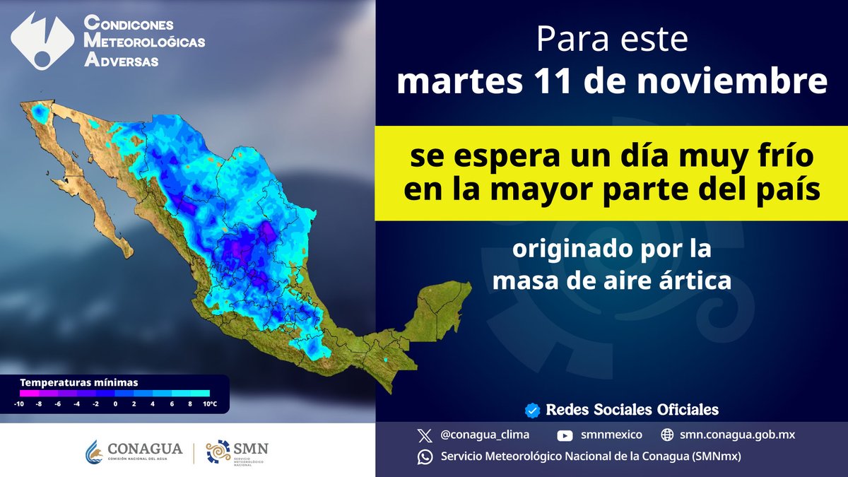CONAGUA Clima tweet media