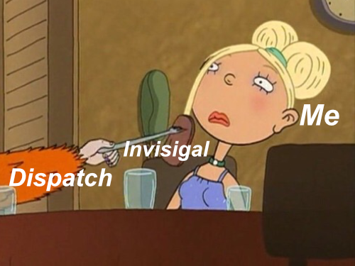 The game keeps putting her in my face! No thank you! #dispatch