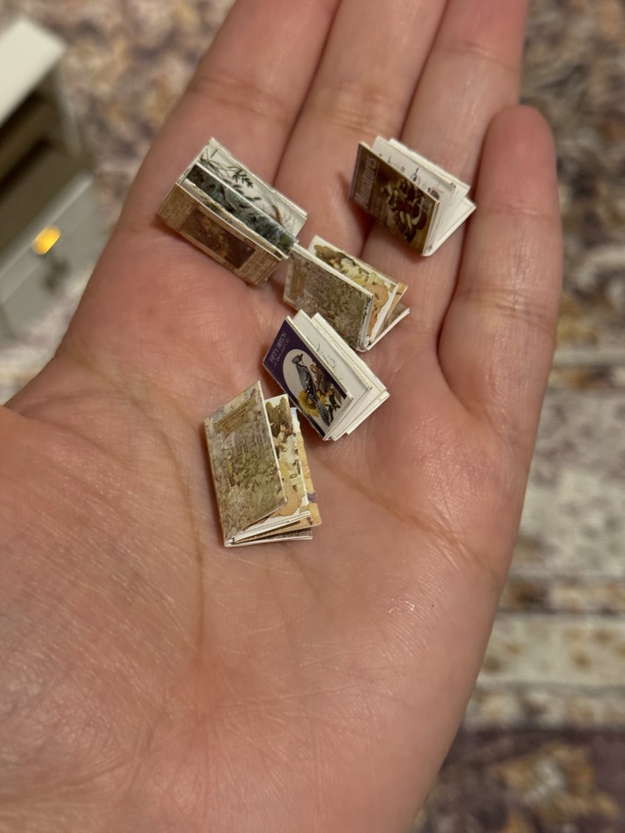 mrymalhooti's tweet image. Crafts 🤍
#tinybook #crafts #books #Bahrain #البحرين