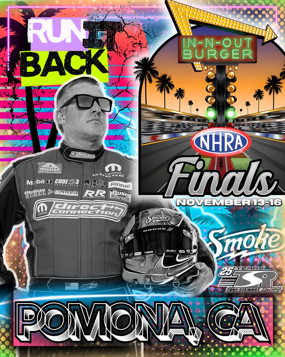 TonyStewart's tweet image. It all comes down to this. #Pomona

@Dodge
@mopar
@tsrnitro | @nhra

#TSRNitro #DirectConnection #NHRA #WorldFinals #Smoke