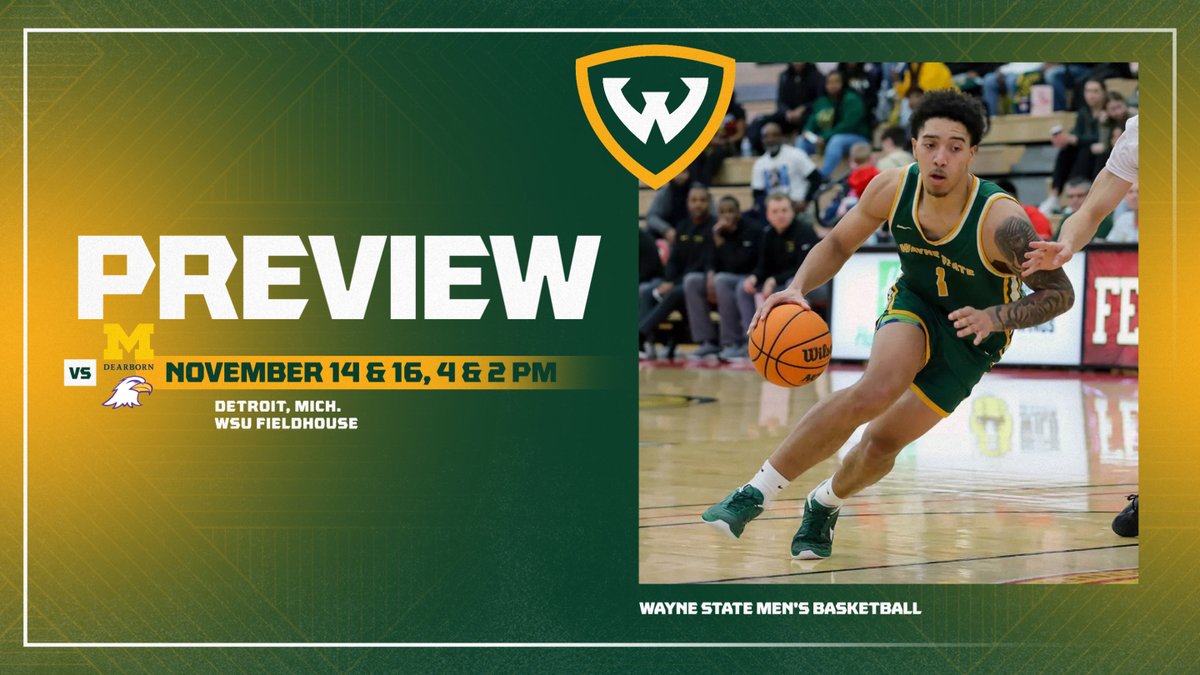 #WarriorMBB:  Men's Basketball Opens 2025-26 Campaign with Consecutive Home Games

tinyurl.com/2xnbwhbb

#REPthe313