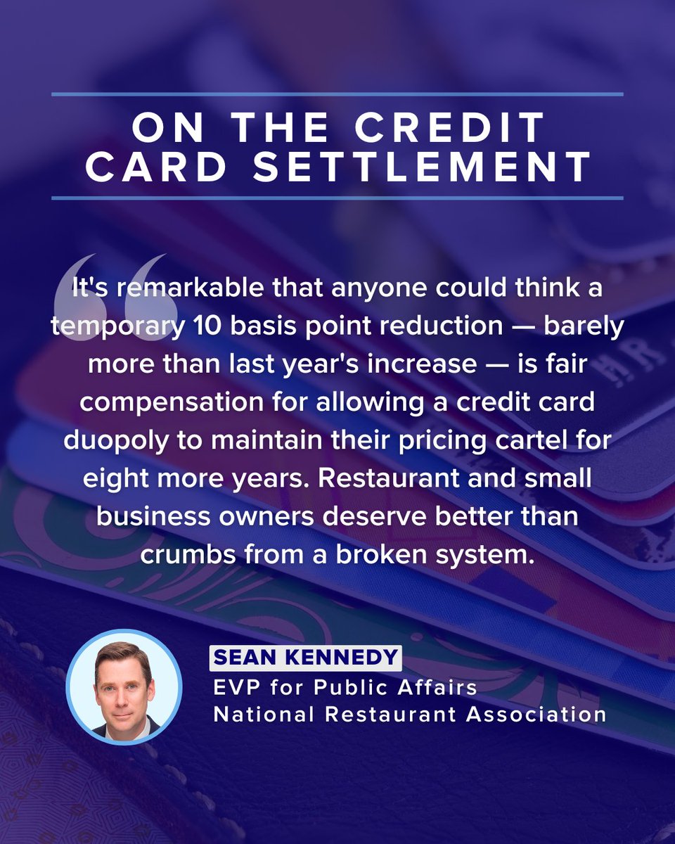 U.S. swipe fees are among the highest in the world, hitting small restaurants hardest, where they’re often the third largest expense.💳
The proposed settlement barely cuts fees and blocks lawsuits, leaving small businesses stuck paying for a broken system. Learn more from <a href="/WSJ/">The Wall Street Journal</a>: