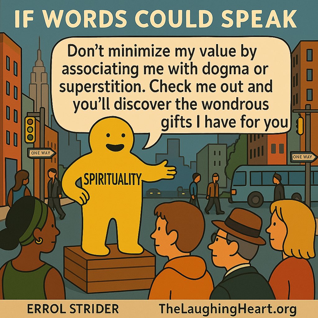 errolstrider's tweet photo. When you hear the word, “spirituality,” what does it make you feel about it and and what do you associated with? https://t.co/FFHkVJtPX5