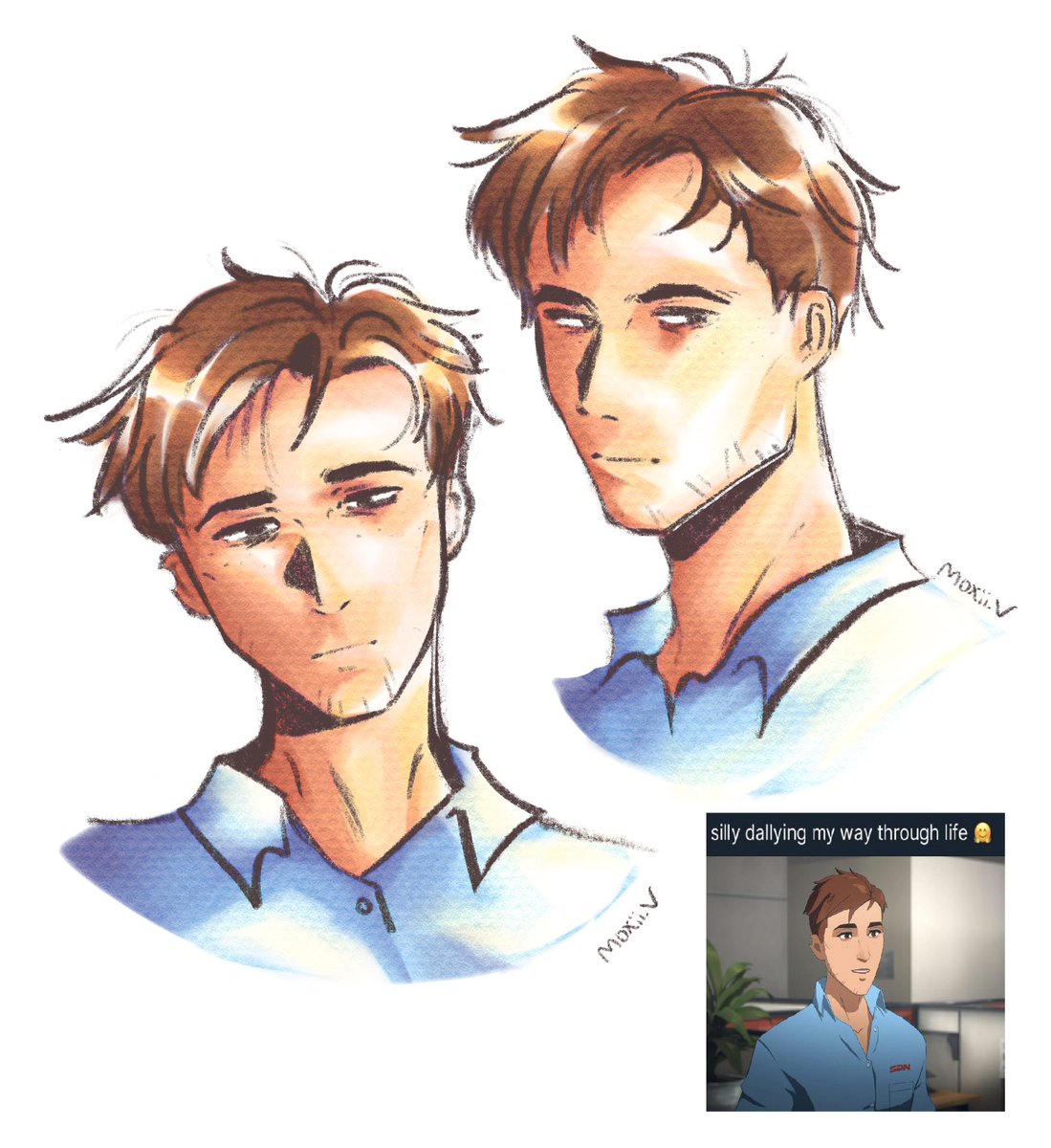 moxii_v's tweet photo. Did some color study practices, with Robert

#dispatch #robertrobertson https://t.co/w57rz7x7os
