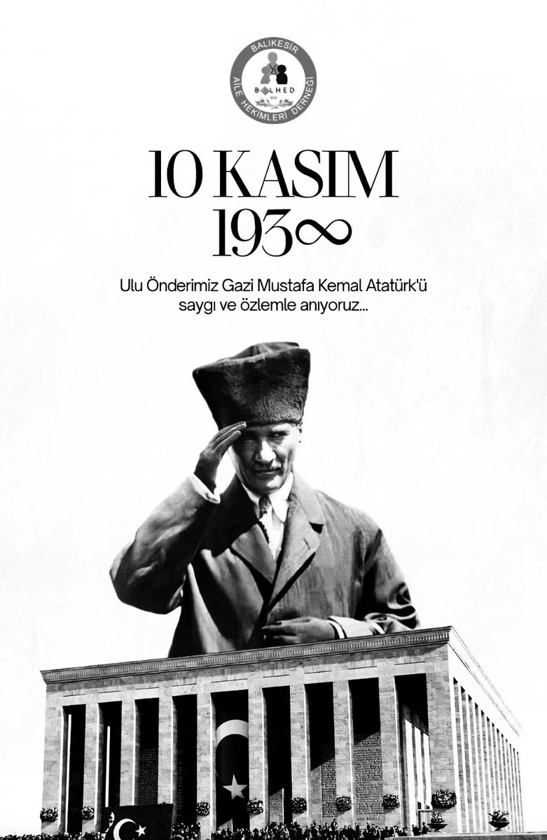 Ulu önderimiz Mustafa Kemal Atatürk’ü saygıyla anıyoruz.