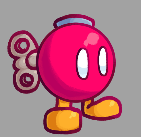metall_a_mizuki's tweet photo. Small style test, i think this style is peak xd. Look at the lil fella. Also I can't belive King BobOmb aint in MKWorld, cmon Nintendo #styletest #bobomb #mario https://t.co/4zUGY9Z9yz