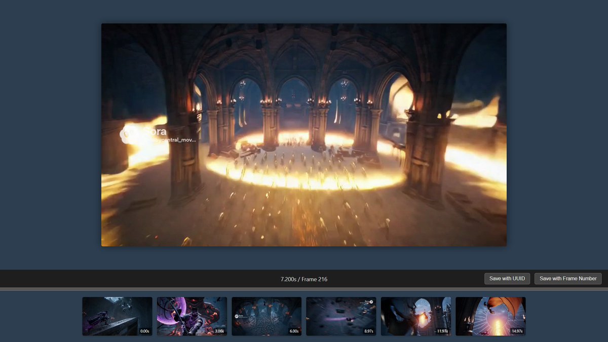 meby_central's tweet image. Updated my browser-based &quot;MP4 Frame Viewer.&quot;

It now accurately extracts all frames from a video using ffmpeg.wasm. You can use it to download frames.

mebycentral.com/en/ffmpeg-fram…

Code generated with Gemini 2.5 Pro.

#mp4 #frame #viewer #ffmpeg #wasm #gemini #llm #ai