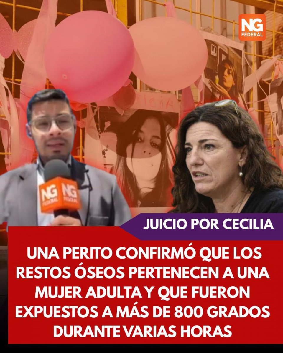 CASO CECILIA \ La antropóloga también afirmó que el proceso “no fue accidental, sino intencional”, por el tipo de daño observado en los restos.
👉Informe: <a href="/arrguille/">Guille Arrieta</a> 

ngfederal.ar/noticia/07529_…