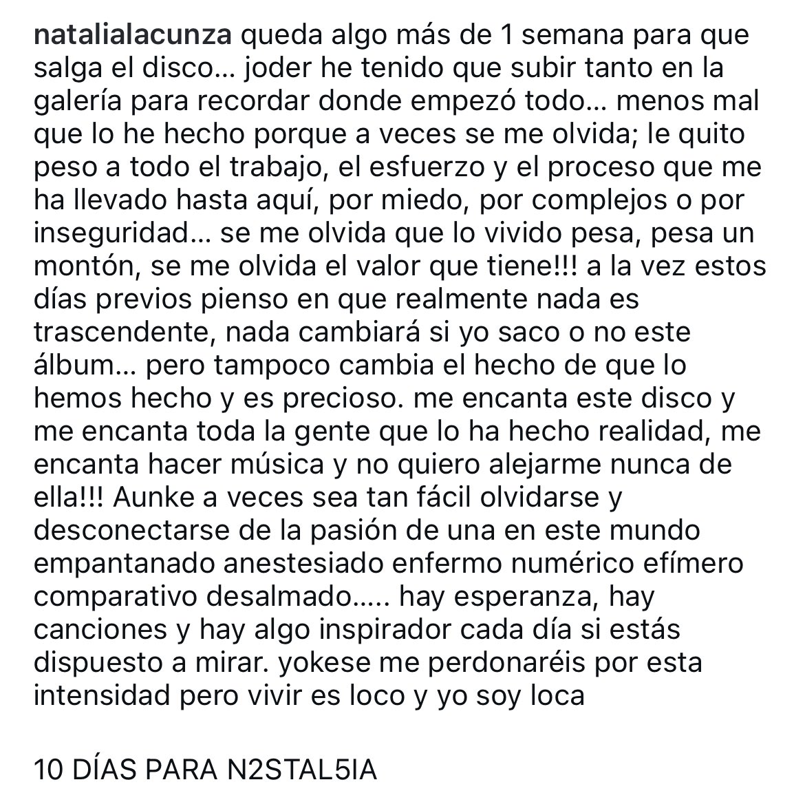 NLacunzaCFO's tweet image. 📲 Natalia vía IG post

instagram.com/p/DQ40I5bjSeS/…