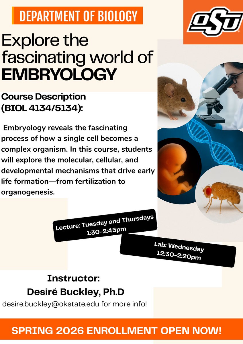 OSU Dept. of Biology tweet media