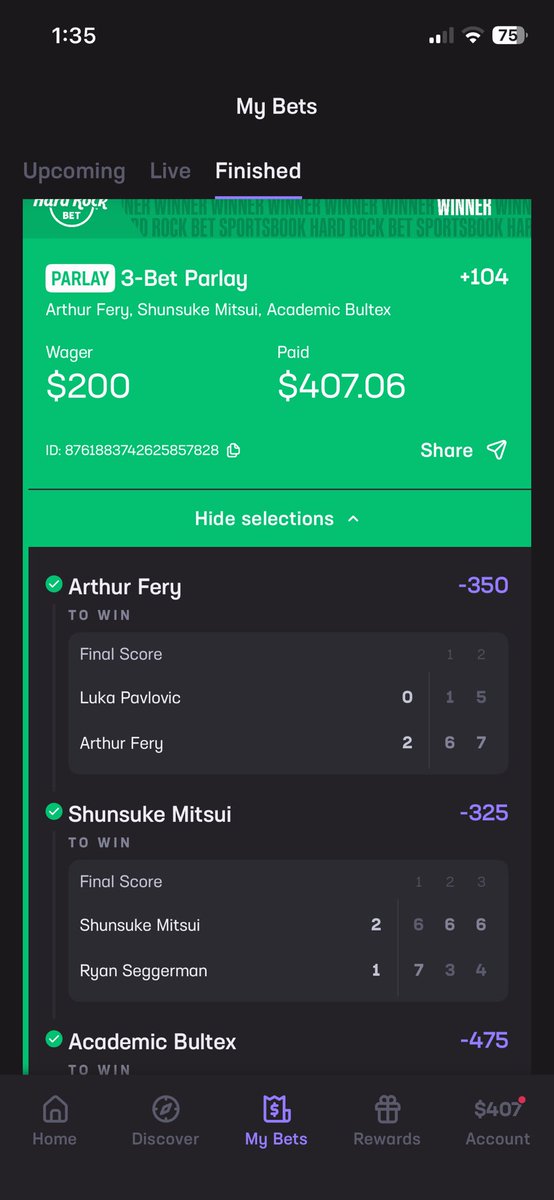 vibetome's tweet photo. Boom📈‼️  join discord for daily free picks. https://t.co/1rFbD20hdU.    #Hardrockbet #sports https://t.co/f3zAbpzYpD