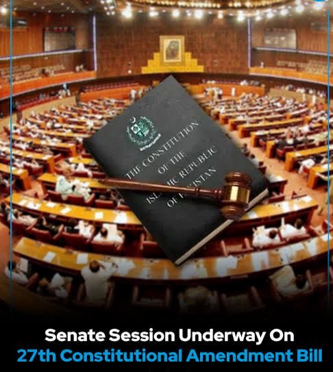 سینیٹ میں 27 ویں آئینی ترمیم پر نیشنل پارٹی کے فیصلے کے مطابق ووٹ نہیں کیا، سیاسی کارکن ہوں پارٹی فیصلے میرے لیے مقدم ہیں۔ 73 کا آئین آٹھارویں ترمیم کے بعد مکمل دستاویز ہے،ترمیموں سے آئین کا روح متاثر ہورہا ہے۔