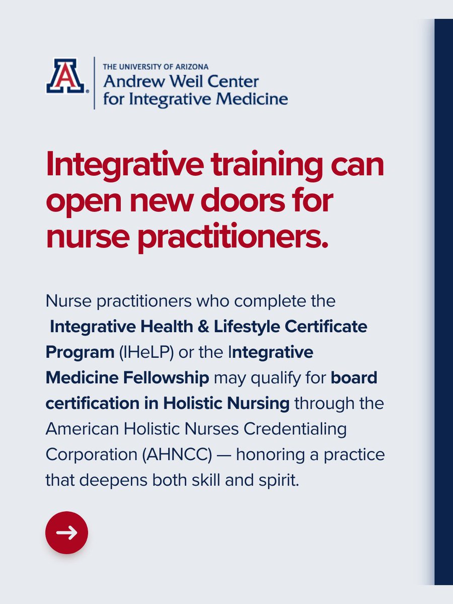 AzCIM's tweet image. This #NursePractitionerWeek, we honor the NPs redefining what healing looks like - integrating body, mind, and spirit in every plan of care.