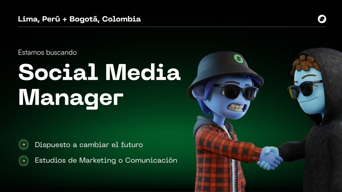 txbiasz's tweet image. estamos buscando a alguien que quiera cambiar el futuro del dinero e internet en perú y colombia 🍋

👉 si tienes experiencia en marketing, usas @lemonapp_pe o @lemonapp_col, crees en la libertad y en construir un futuro mejor, este es el puesto para ti.

responde este tuit 📥