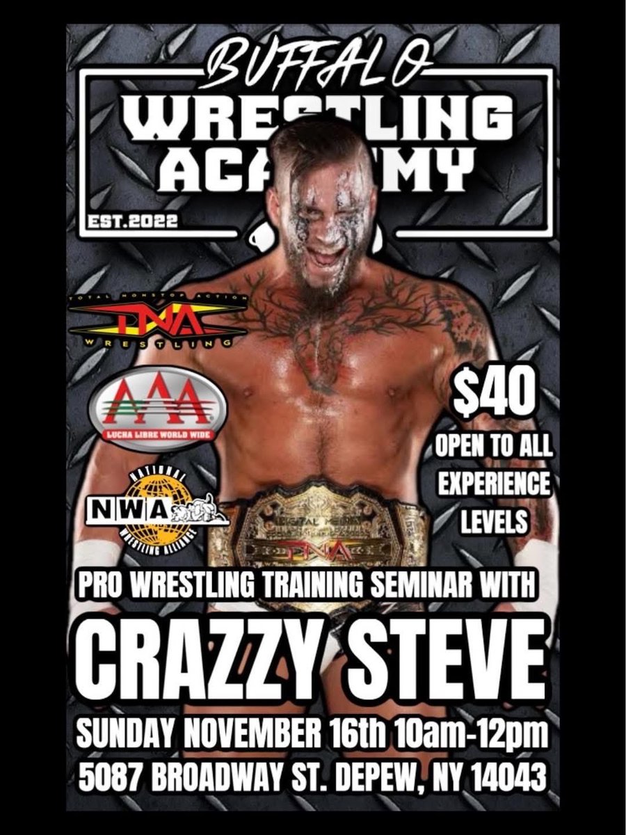 Coming up! A great opportunity for any experience level!