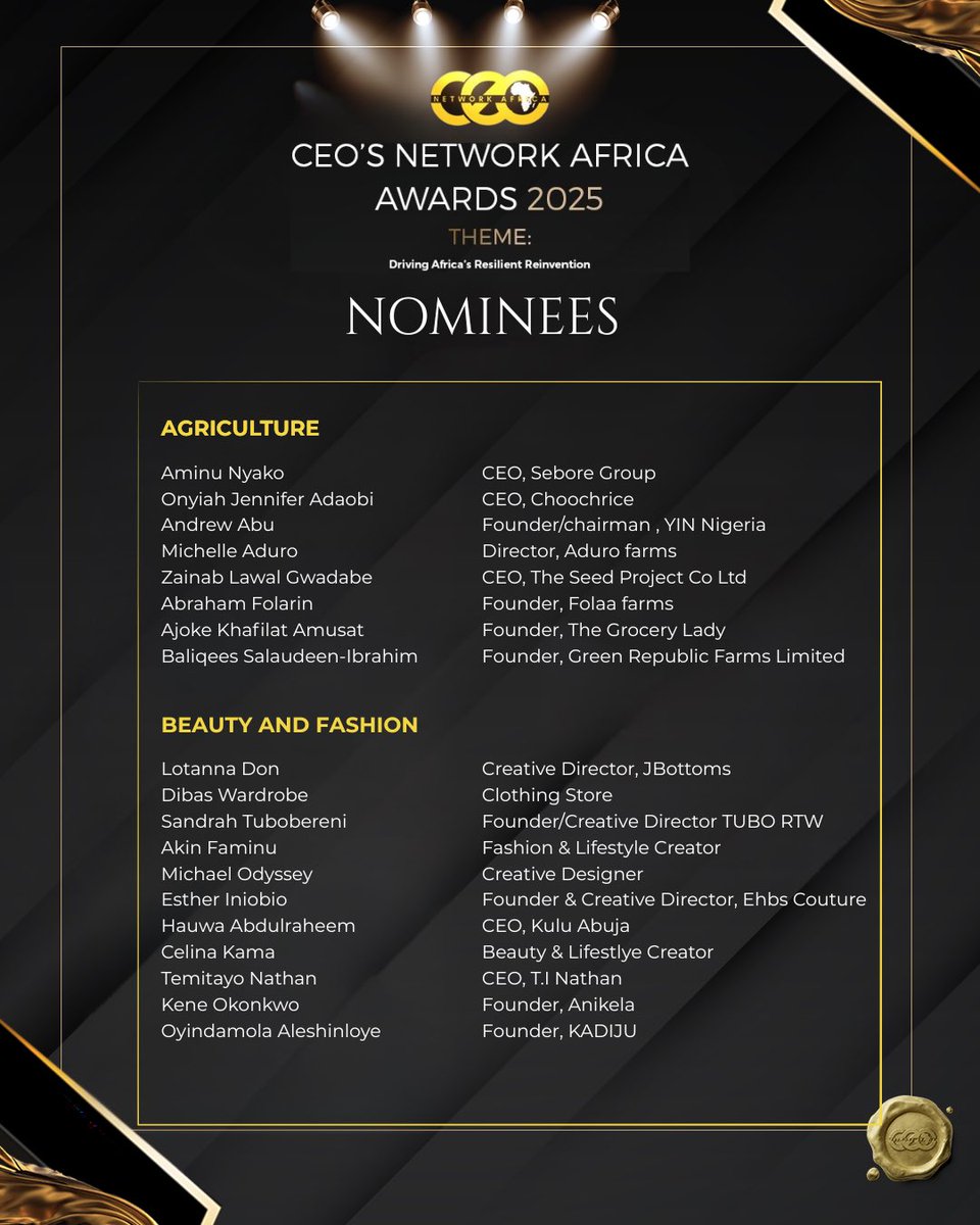 CEOs Network Africa tweet media