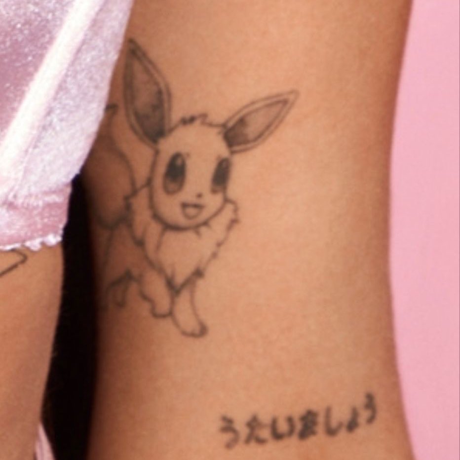 currently mourning the butterfly and eevee tattoos