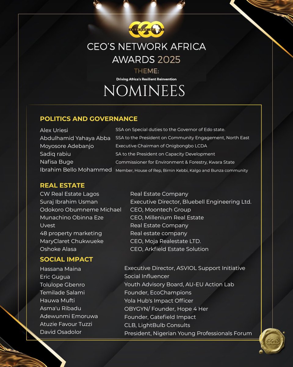 CEOs Network Africa tweet media