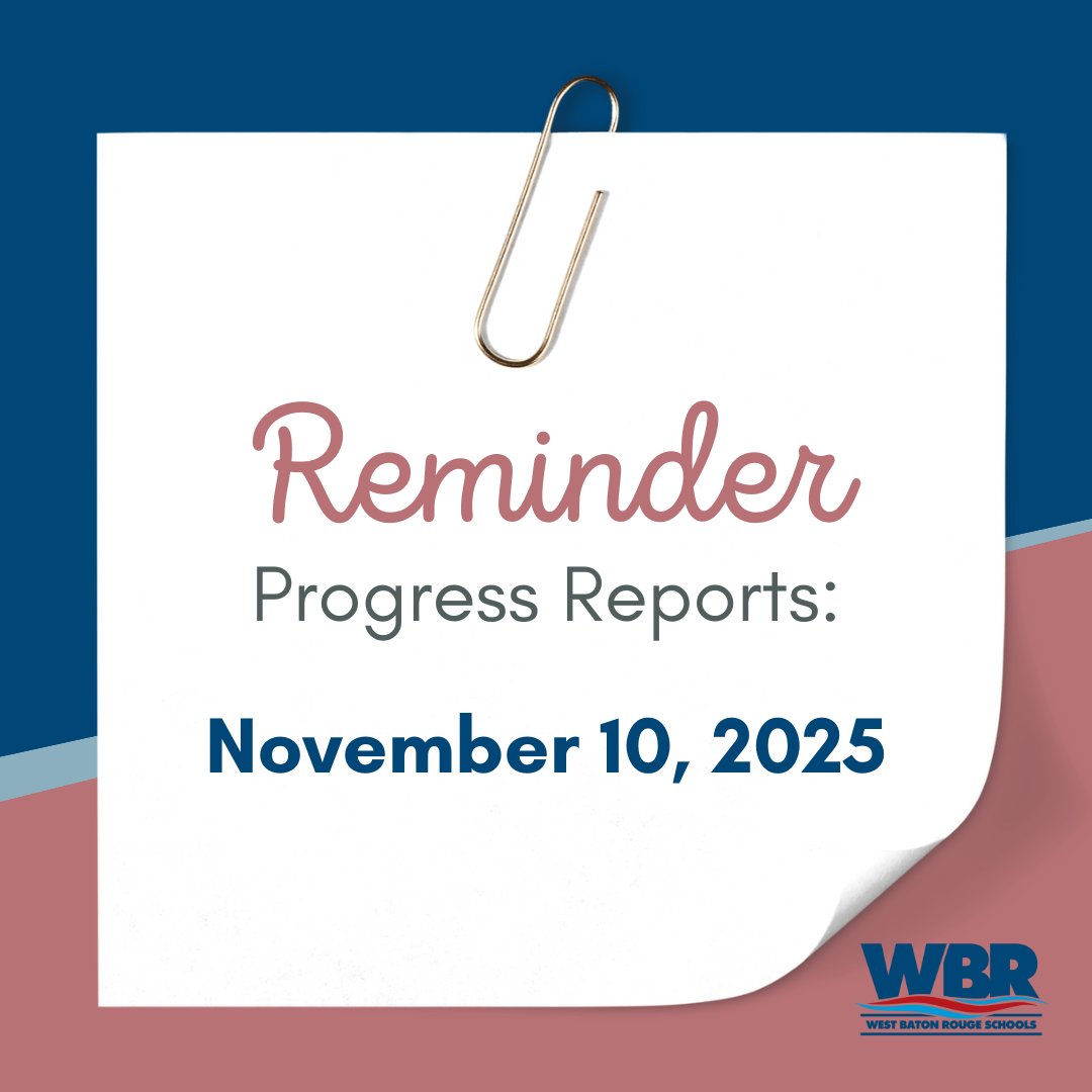 Progress Reports are posted today.