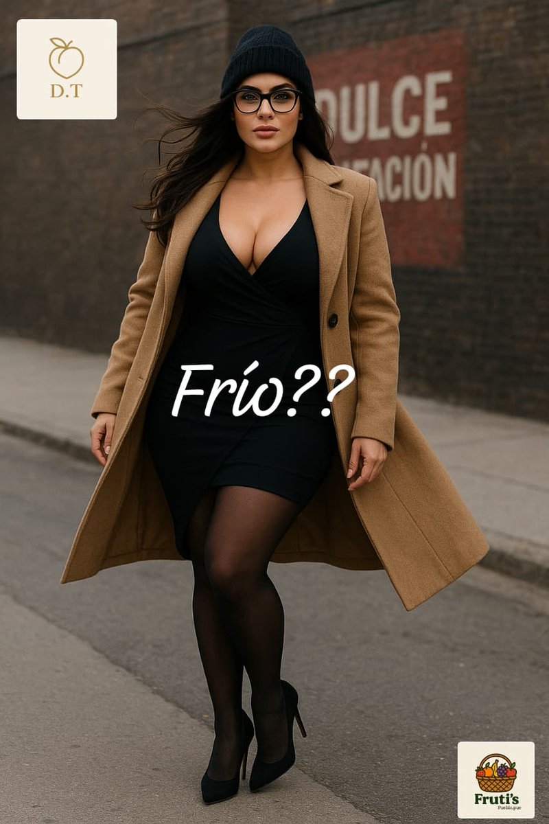 Con estos fríos un chaqueton .. !  Abríguense bien! 😘