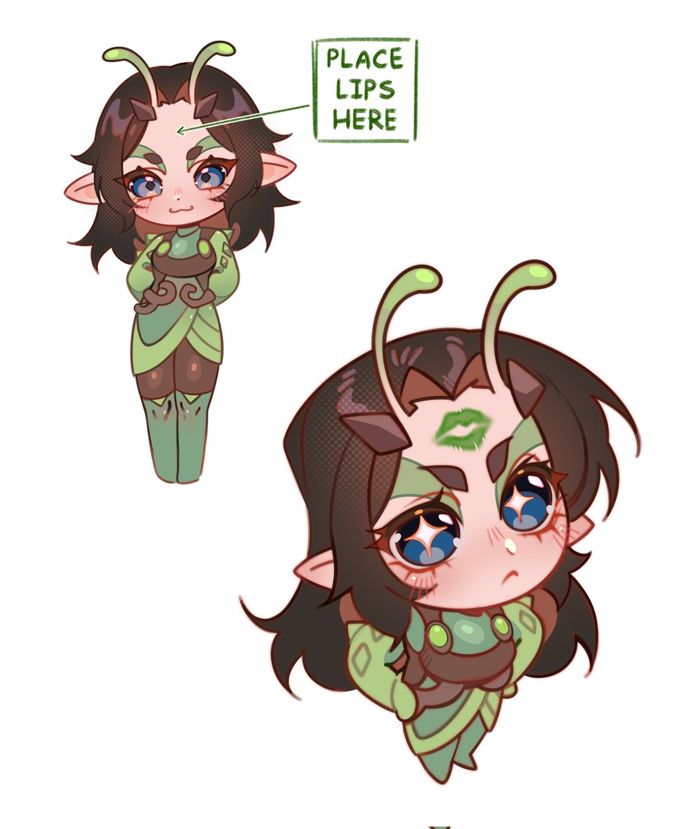 Evil_Cactus1's tweet image. Whose lipstick is this? 

#MarvelRivals #mantis