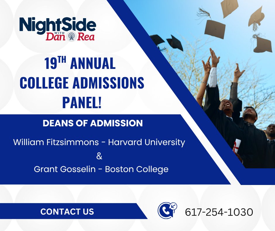 Tonight is the night of our special College Admissions Panel! If you're a student or parent/guardian looking for advice on getting into college, this is your chance to speak with the heads of admission at two of the country's top schools! Take advantage of it!