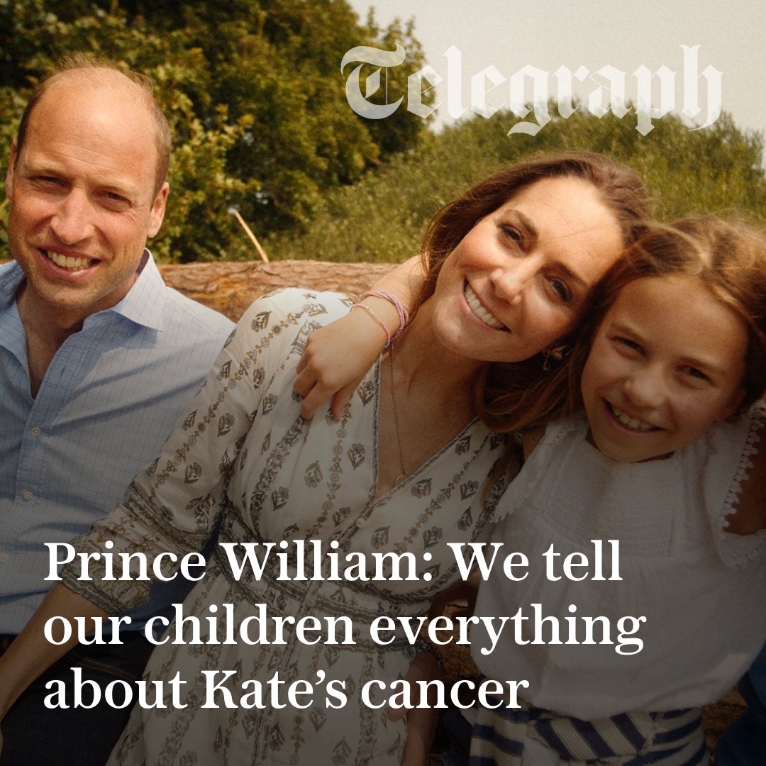 The Prince and Princess of Wales chose to tell their children “everything” about the Princess’s cancer diagnosis

Find out more about their approach here ⤵️
telegraph.co.uk/royal-family/2…