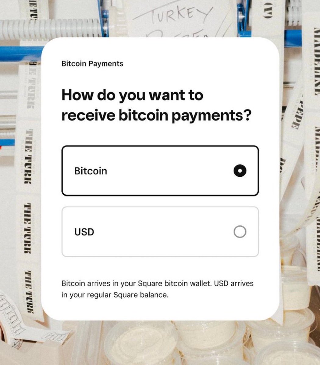 Merchants on Square can now receive bitcoin payments in the US with zero fees