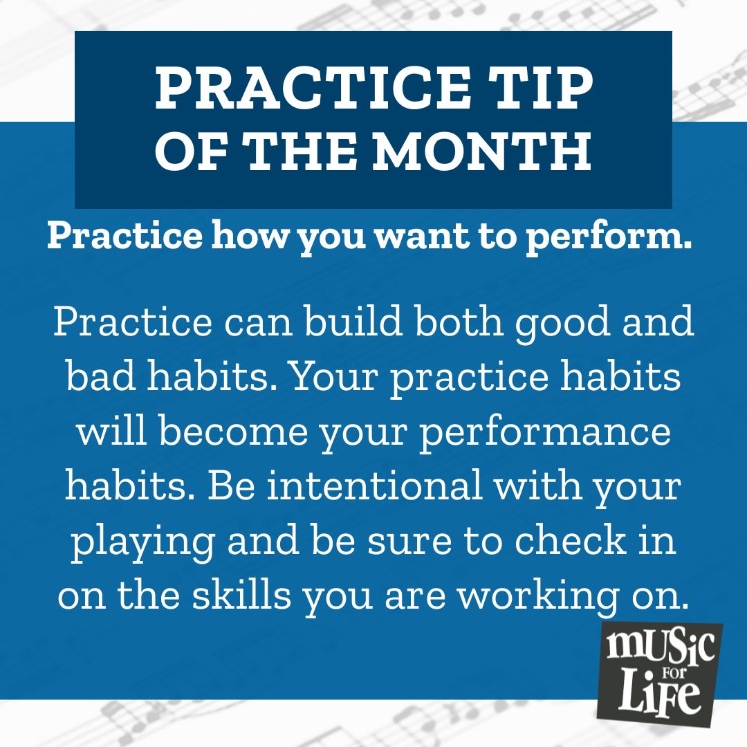 Keep on playing! Here is November's practice tip.
#musicpracticetips #practicetip #musicforlife #privatemusiclessons #LocalMusicStore #musicforlifestartshere