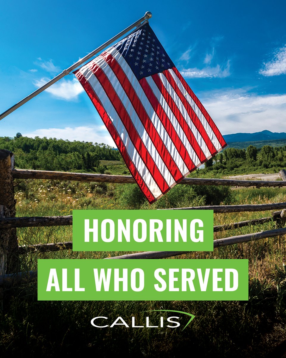 Today, we recognize and honor the brave men and women who served in our nation’s military. Their courage, sacrifices and commitment have made it possible for us to live freely, build businesses and enjoy the everyday moments we don’t take for granted. Veterans, thank you.