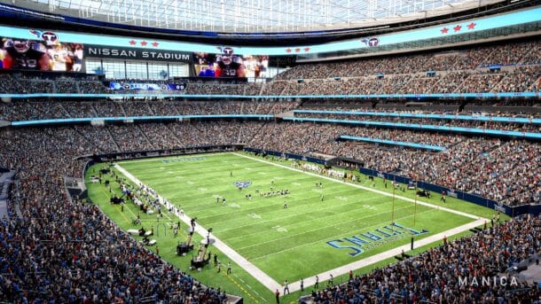 architosh's tweet image. zurl.co/Cvk5w  - Nissan Stadium will be a state-of-the-art NFL football stadium in 2027. Design and construction teams benefited from Autodesk innovation. #autodesk #revit #bim #NFL #stadium #design #titans