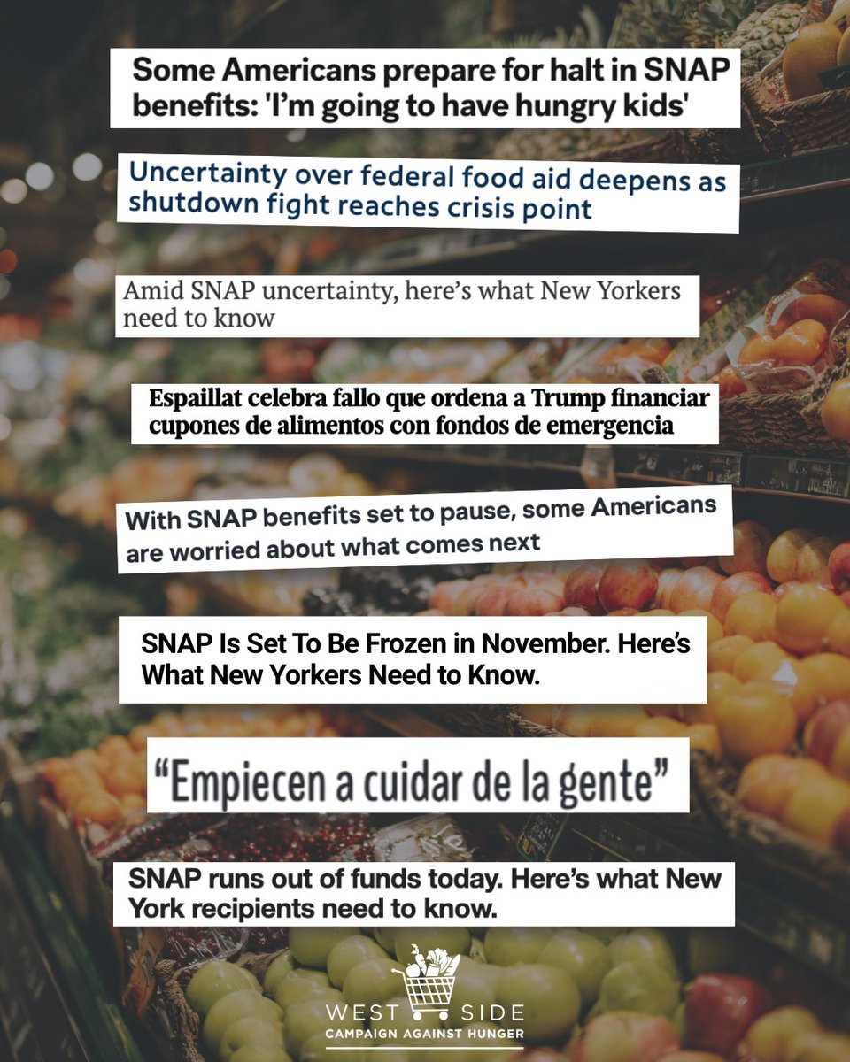 We're helping our client @WSCAH advocate for our food insecure neighbors during the SNAP crisis caused by the shutdown. In just 7 days, we reached nearly 240 million people across 20 stories in top outlets like <a href="/abcnews/">ABC News</a>, <a href="/YahooNews/">Yahoo News</a>, <a href="/MSN/">MSN</a> and <a href="/CBSNewYork/">CBS New York</a>. Great work, team! 👏