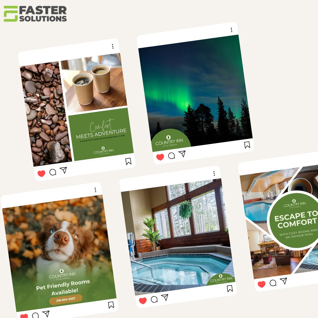 fastersolutions's tweet image. Social media done right can bring more guests through your doors. For the Country Inn of Two Harbors, Faster Solutions creates engaging content, seasonal promotions, and campaigns designed to drive bookings and build loyalty.

Learn more: fastersolutions.com/services/marke…