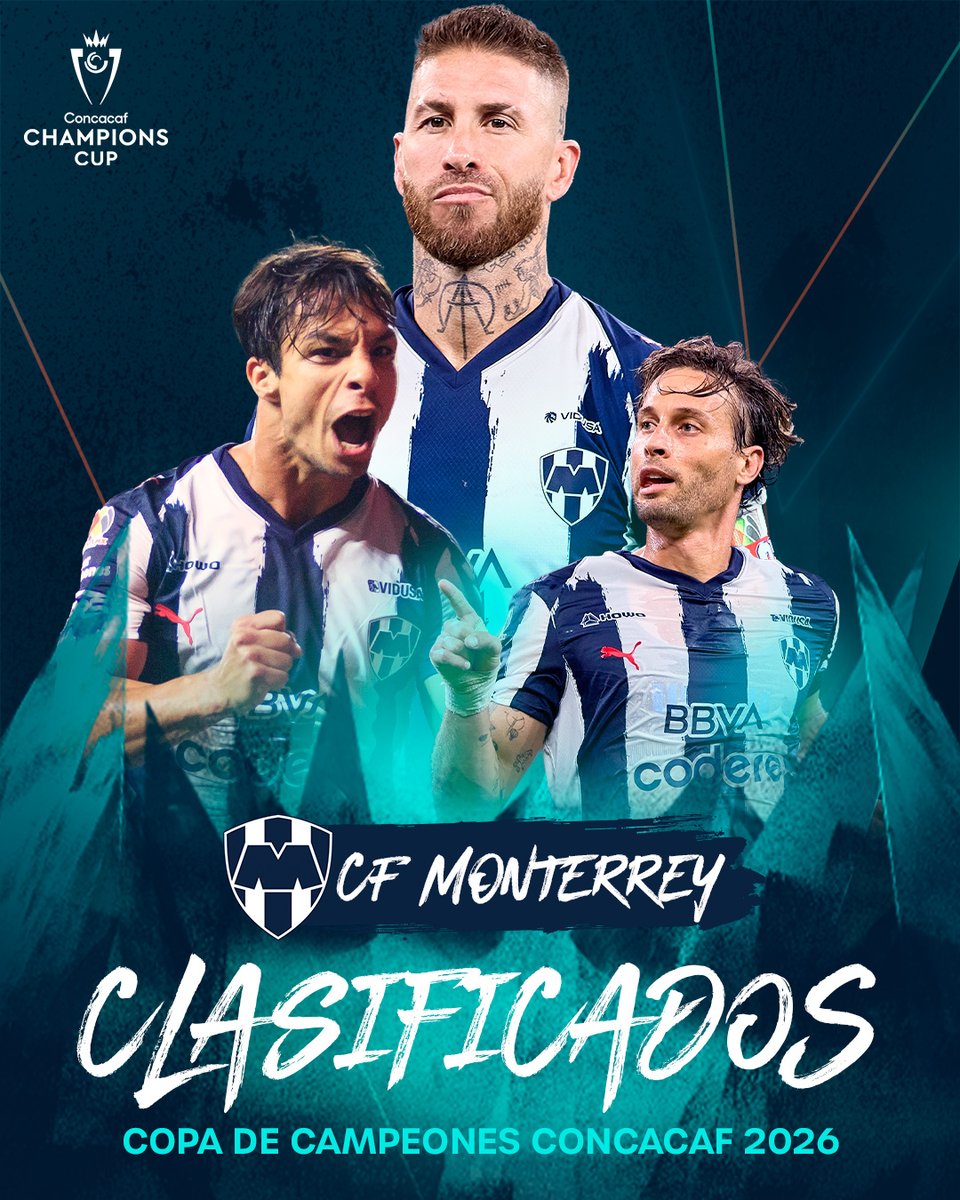 ¡Rayados buscará su 6ta 🏆 en la Champions Cup 2026! Ⓜ️🇲🇽