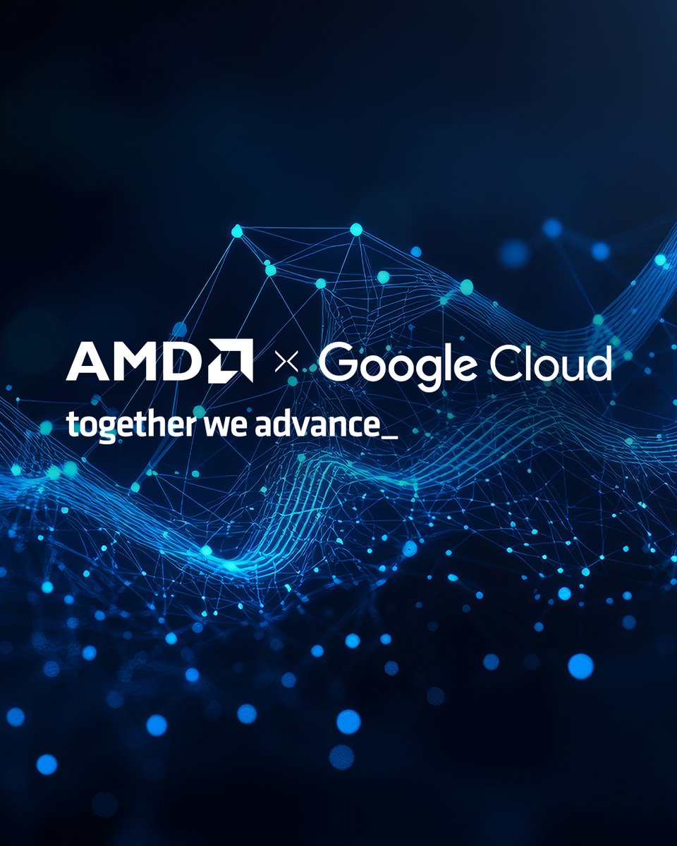 AMDServer's tweet image. Google Cloud has announced general availability of N4D machine series, powered by 5th Gen AMD EPYC processors. 

N4D enables enterprises to optimize for both performance and total cost of ownership, offering flexible scaling and industry-leading price-performance across…