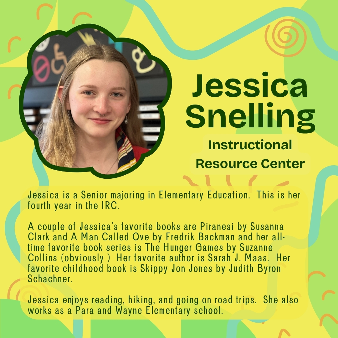 ConnLibrary's tweet image. 🛠️🎓 IRC Spotlight: Meet the Makers Behind the Desk!
Say hello to Jordan, Abigail &amp;amp; Jessica — and learn what they enjoy when they are not helping you!
💬 Drop a comment to thank them or share your favorite IRC service!
#StudentWorkers #ConnLibrary #WayneStateCollege