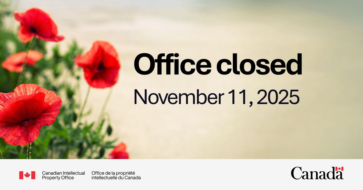 Our office will be closed on November 11 in observance of #RemembranceDay.  

All time limits will be extended until the next business day that our office is open: ow.ly/yjk950XoEJ3