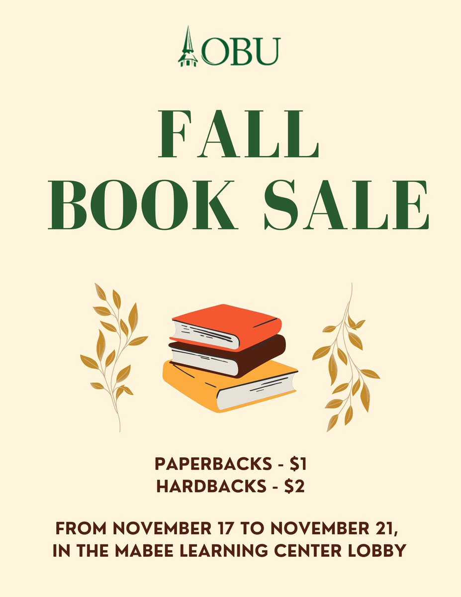 OBU Library tweet media