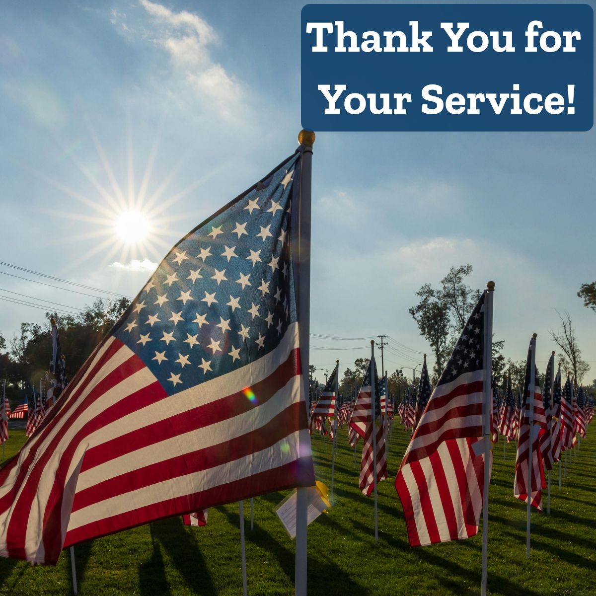 Today, we honor the brave men and women who have served our country. Thank you for your service. #veteransday
