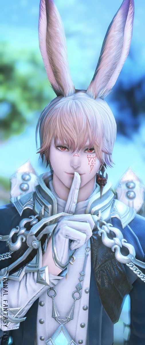 ロ｢内緒…だからな？｣

#FF14
#メンテだしとにかくあなたのssが好きって思ってくれるひとと出逢うために自分の推しssをそっと置いておく