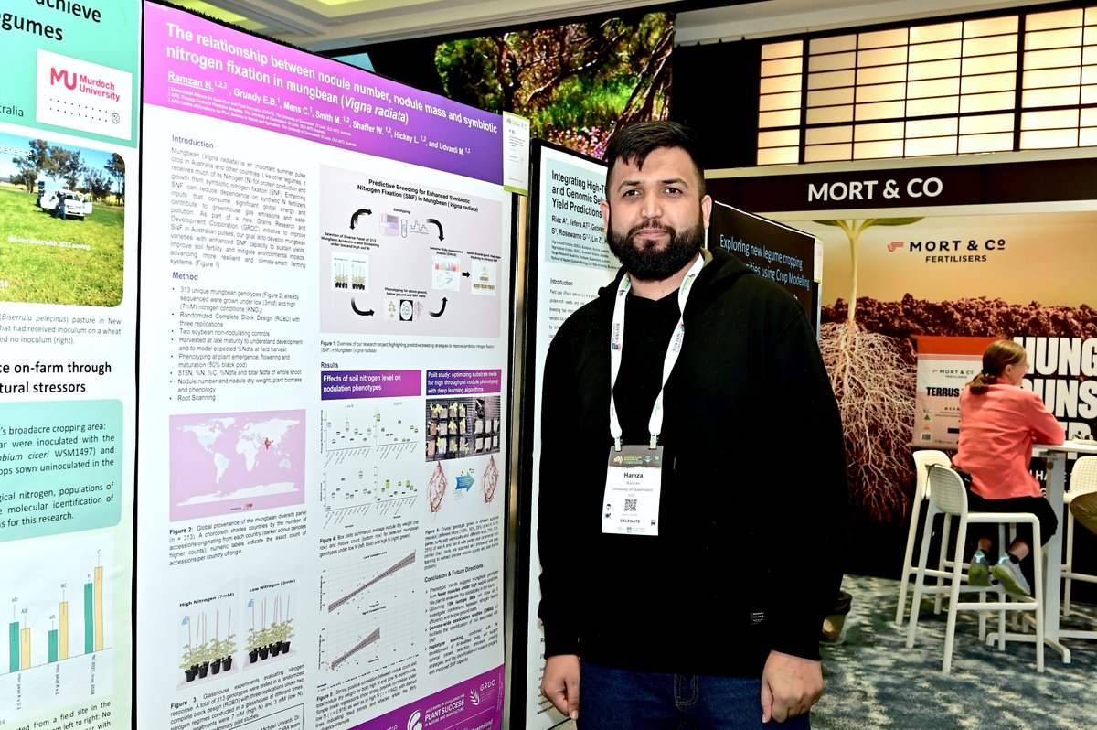 gorsi_bai's tweet photo. Attending the 8th International Food Legume Research Conference and the 5th Australian Pulse Conference 2025 was an incredible experience! I had the opportunity to present my poster and engage with  world-leading scientists in pulse research.
@CoEPlantSuccess @nextgenbreeders https://t.co/KCM7PPolep
