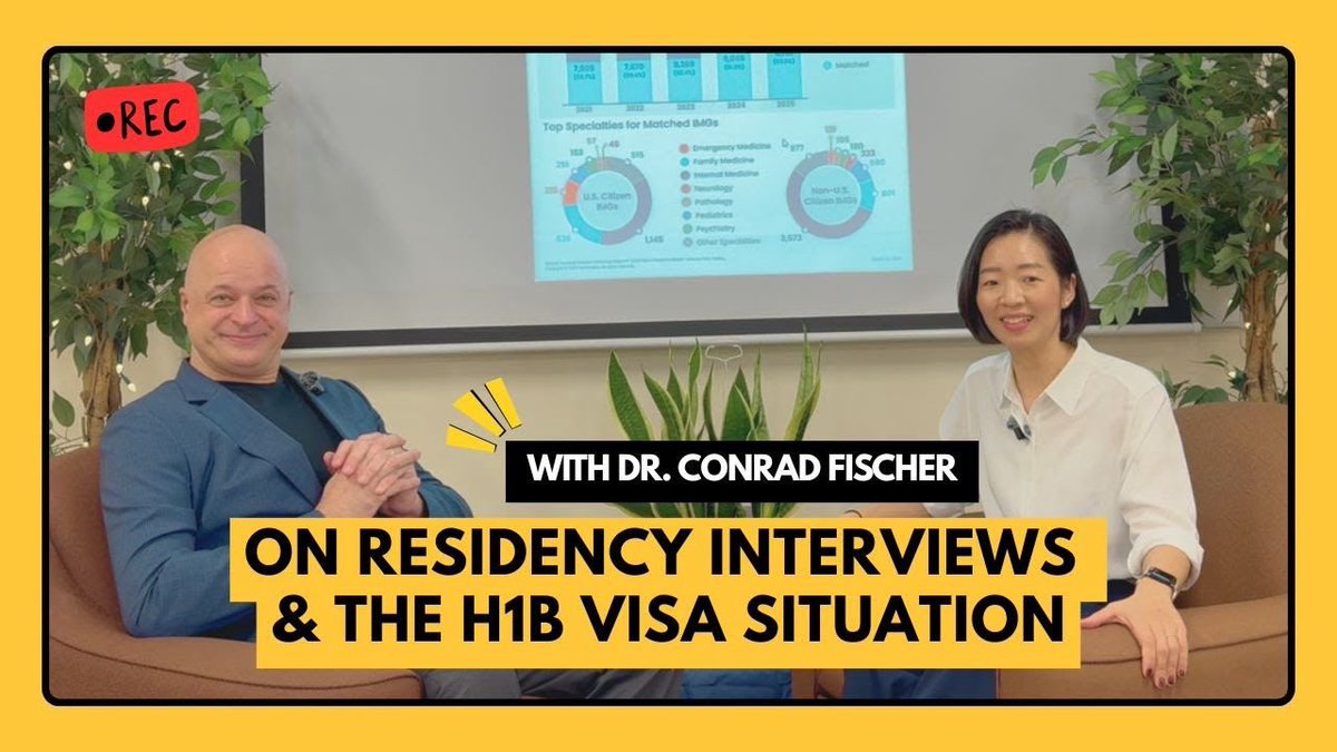 smileysarang's tweet image. Check this out! On residency interviews and discussion on the H1B situation with none other than @SeeFisch 
#Match2026 #USMLE #step2 
youtu.be/T9ie9C9Yt84