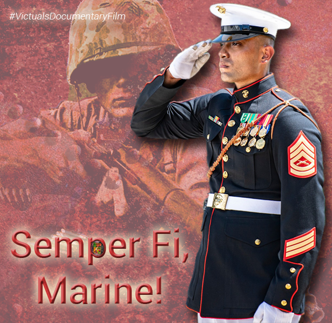 VICTUALS_Film's tweet photo. Some people are simply born to serve. And, those we honor today DEFINITELY fall into that category! Whether you call them Devil Dogs, Jarheads or simply Marines, these individuals take their motto of "Semper Fi" VERY seriously! It's actually quite fitting that we celebrate #USMCDay on their 250TH BIRTHDAY...on the very eve of #VeteransDay, since they have served literally from the very first tentative steps toward our country's independence!